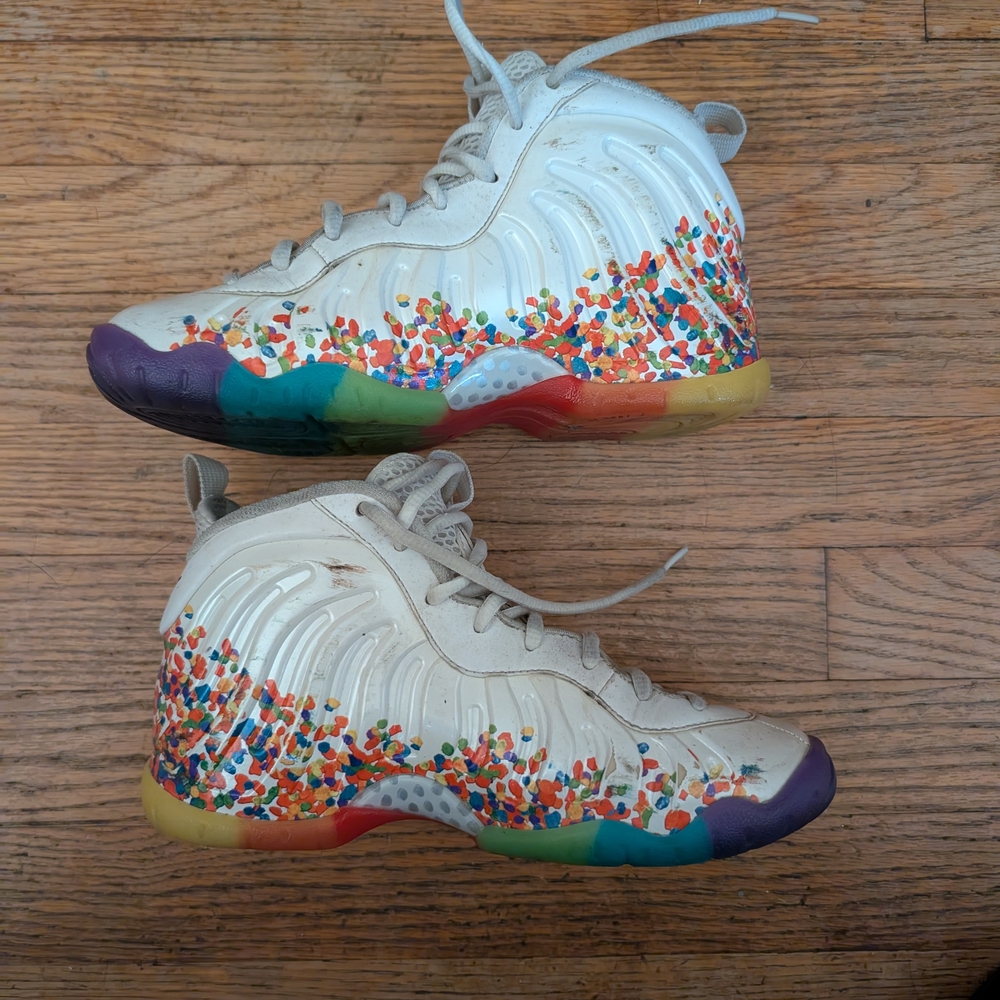 Nike Fruity Pebbles Limited Addition High Top Shoes Colorful 4.5y